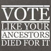 VOTE Like Your Ancestors Died For It Cotton Canvas Backpack