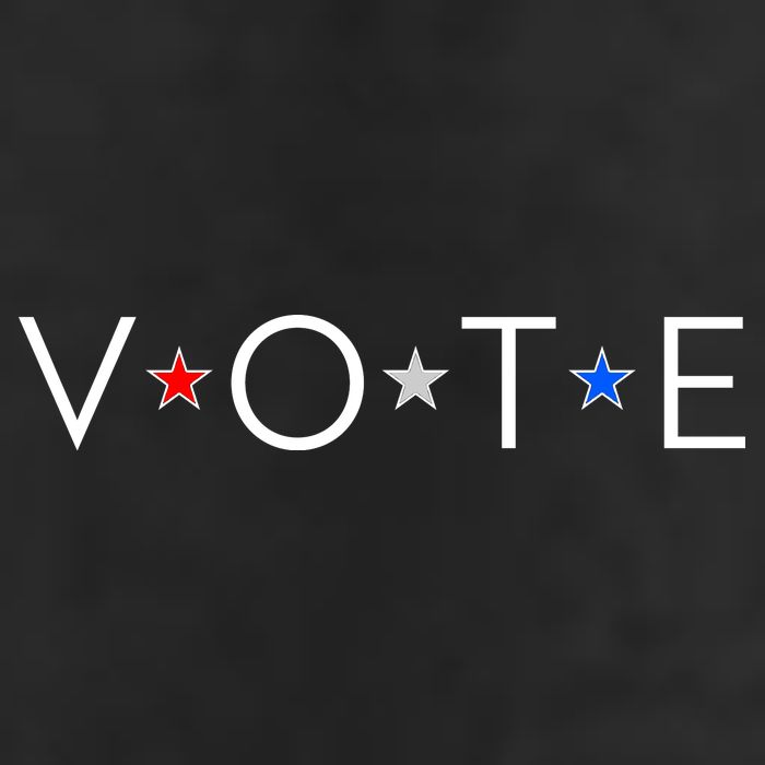 VOTE Red White Blue Stars 7 Panel Mesh Trucker Snapback Hat