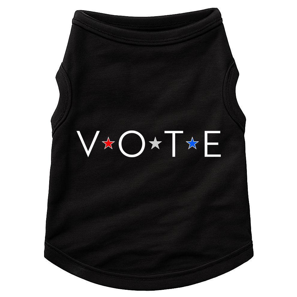 VOTE Red White Blue Stars Doggie Tank