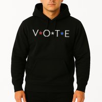 VOTE Red White Blue Stars Hoodie