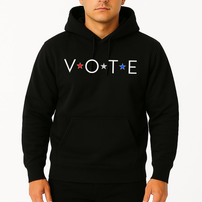 VOTE Red White Blue Stars Hoodie