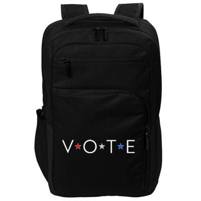 VOTE Red White Blue Stars Impact Tech Backpack