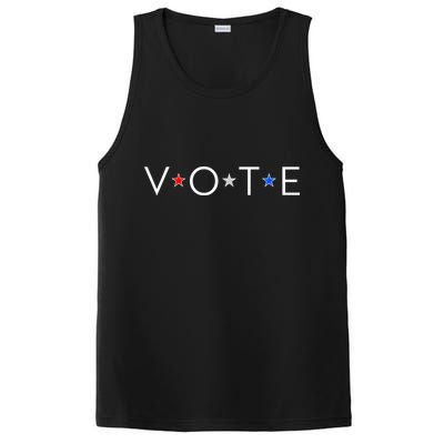 VOTE Red White Blue Stars PosiCharge Competitor Tank