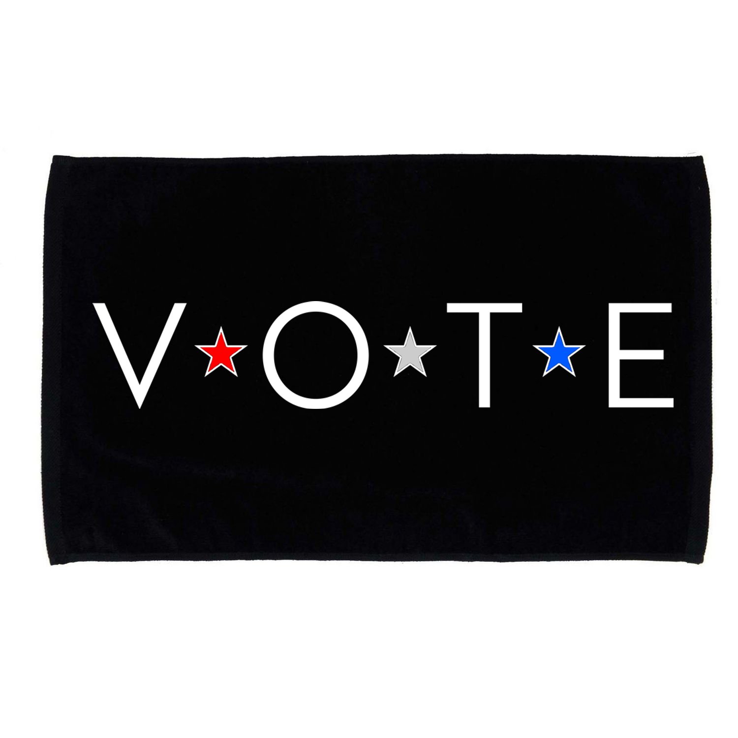 VOTE Red White Blue Stars Microfiber Hand Towel
