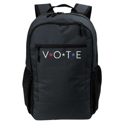 VOTE Red White Blue Stars Daily Commute Backpack