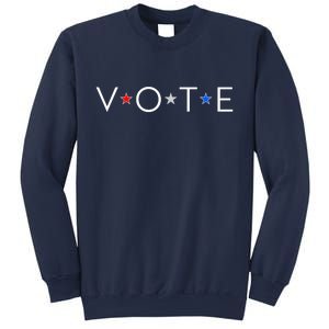 VOTE Red White Blue Stars Sweatshirt