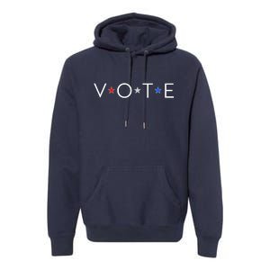 VOTE Red White Blue Stars Premium Hoodie