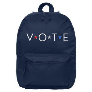 VOTE Red White Blue Stars 16 in Basic Backpack