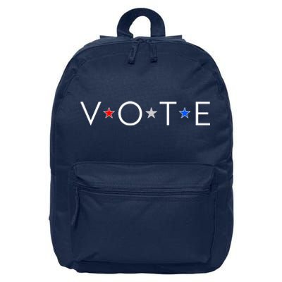 VOTE Red White Blue Stars 16 in Basic Backpack