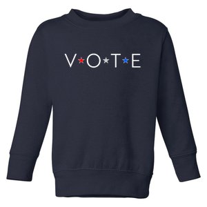 VOTE Red White Blue Stars Toddler Sweatshirt