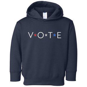 VOTE Red White Blue Stars Toddler Hoodie