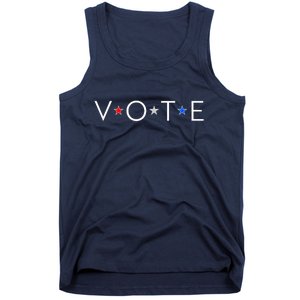 VOTE Red White Blue Stars Tank Top