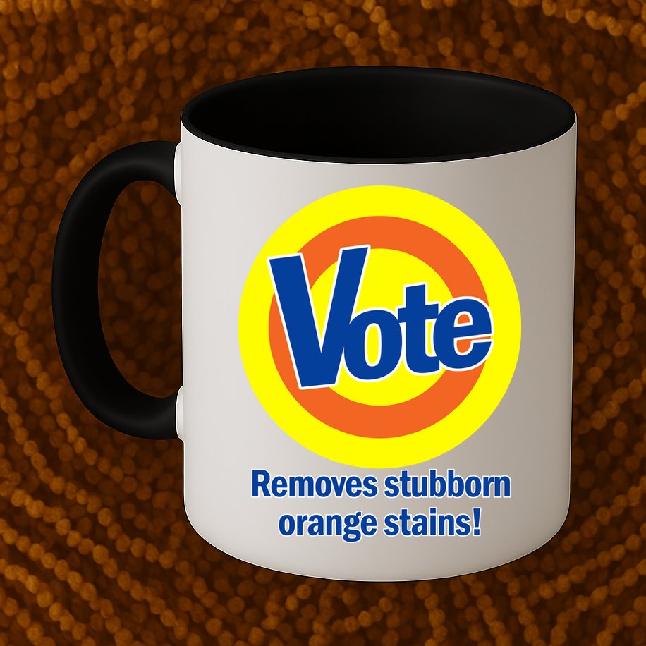 Vote Remove Stubborn Orange Stains Mug