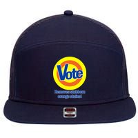 Vote Remove Stubborn Orange Stains 7 Panel Mesh Trucker Snapback Hat