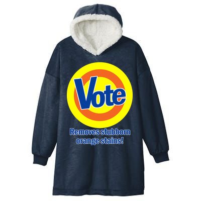 Vote Remove Stubborn Orange Stains Hooded Wearable Blanket