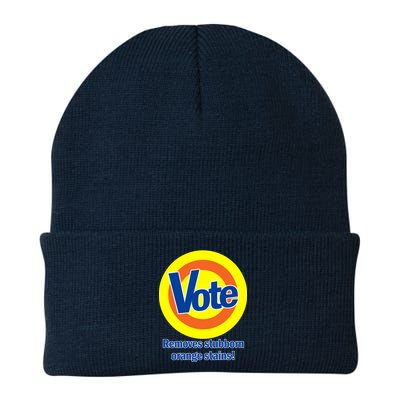 Vote Remove Stubborn Orange Stains Knit Cap Winter Beanie