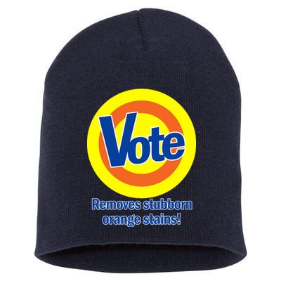 Vote Remove Stubborn Orange Stains Short Acrylic Beanie