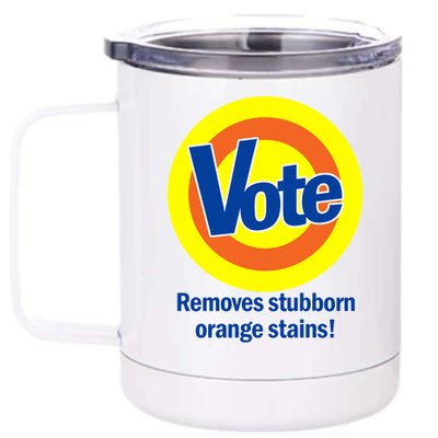 Vote Remove Stubborn Orange Stains 12 oz Stainless Steel Tumbler Cup