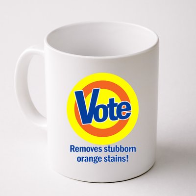 Vote Remove Stubborn Orange Stains Coffee Mug