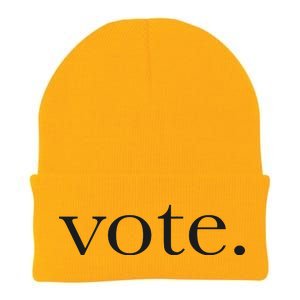 Vote Simple Logo Knit Cap Winter Beanie