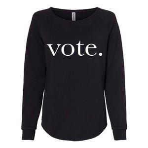 Vote Simple Logo Womens California Wash Sweatshirt