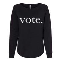 Vote Simple Logo Womens California Wash Sweatshirt