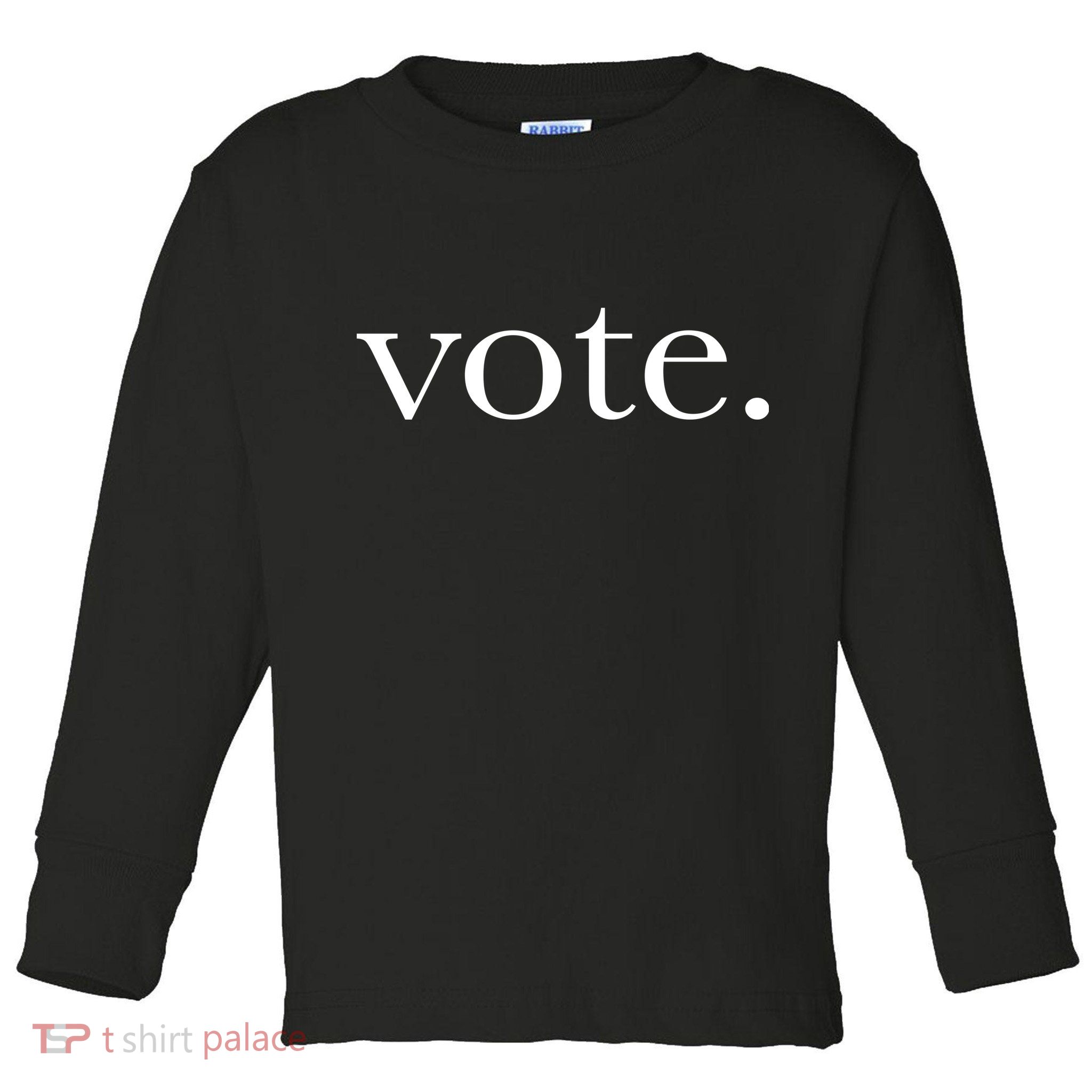 Vote Simple Logo Toddler Long Sleeve Shirt