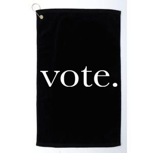 Vote Simple Logo Platinum Collection Golf Towel