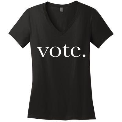 Vote Simple Logo Women's V-Neck T-Shirt
