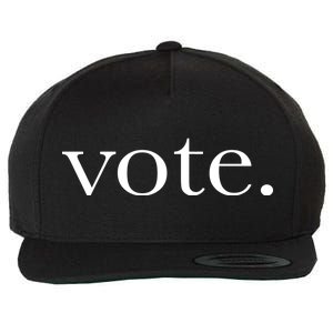 Vote Simple Logo Wool Snapback Cap