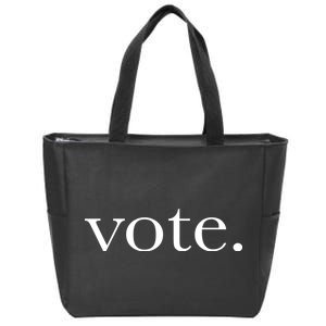 Vote Simple Logo Zip Tote Bag