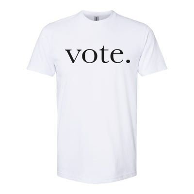 Vote Simple Logo Softstyle® CVC T-Shirt