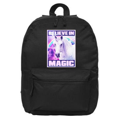 Vote Unicorn Believe in Magic 16 in Basic Backpack