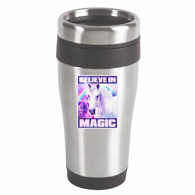 Vote Unicorn Believe in Magic 16oz Travel Tumbler