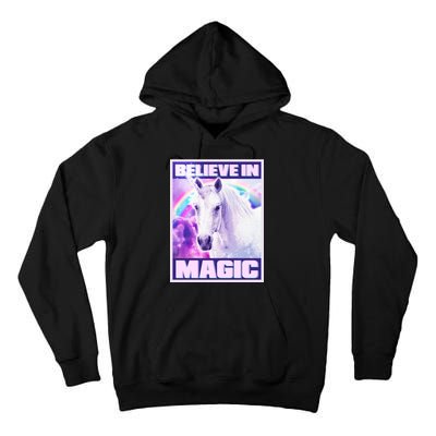 Vote Unicorn Believe in Magic Tall Hoodie