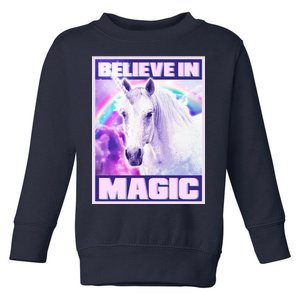 Vote Unicorn Believe in Magic Toddler Sweatshirt