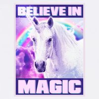 Vote Unicorn Believe in Magic Apron