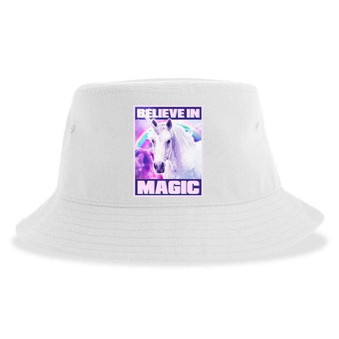 Vote Unicorn Believe in Magic Sustainable Bucket Hat