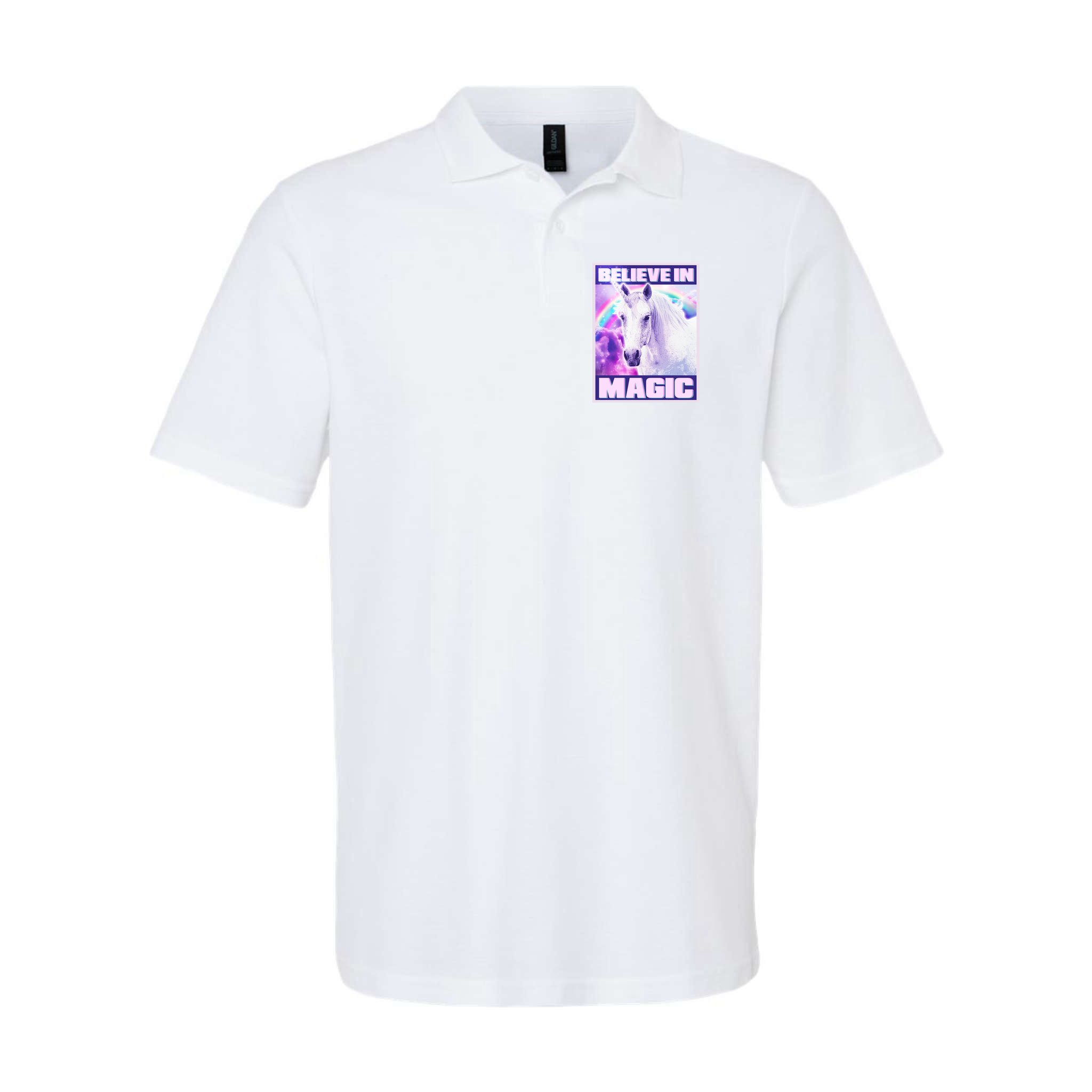Vote Unicorn Believe in Magic Polo