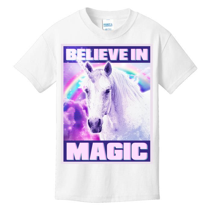 Vote Unicorn Believe in Magic Kids T-Shirt