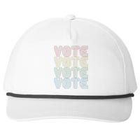 Vote Vote Vote Snapback Five-Panel Rope Hat