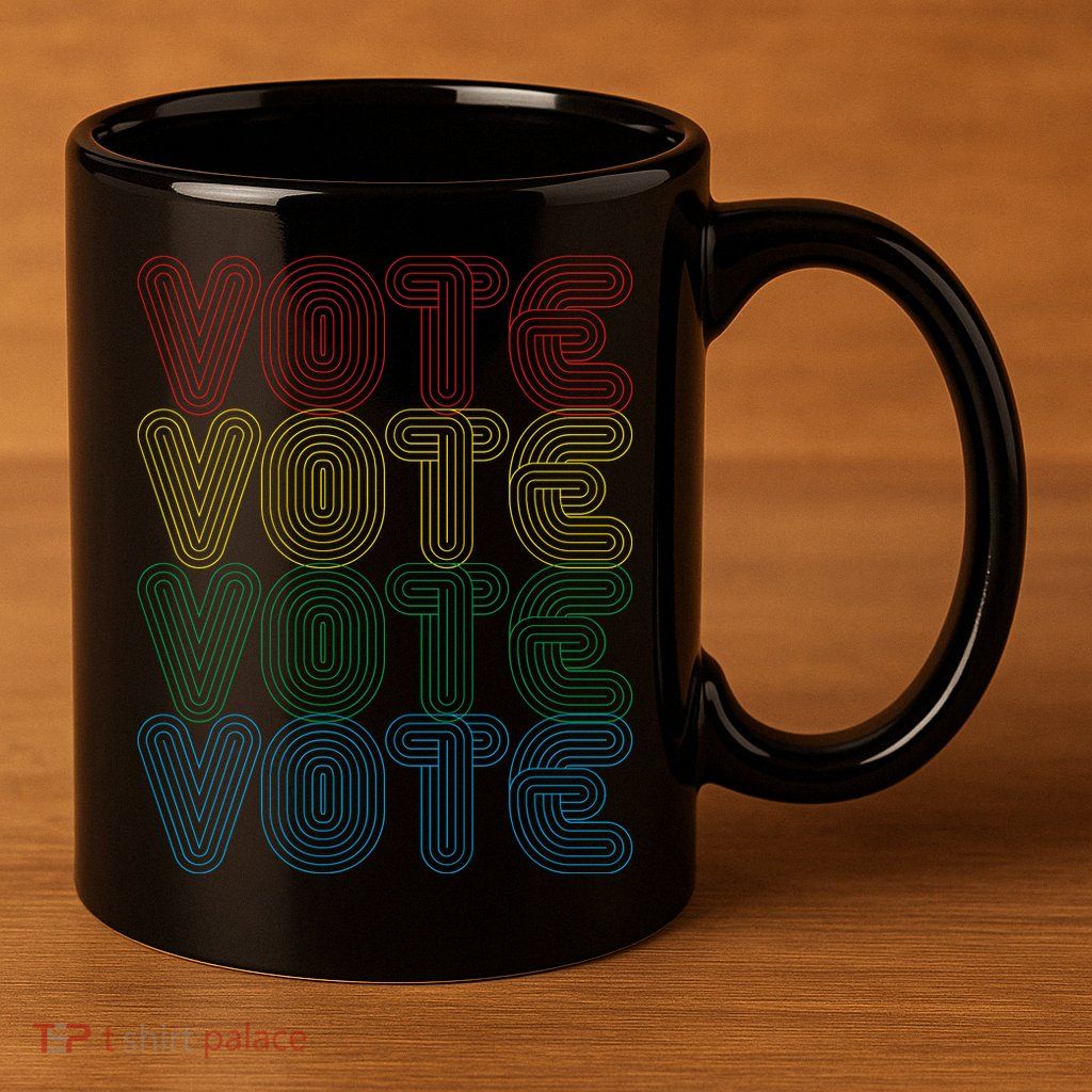 Vote Vote Vote 11oz C Handle Ceramic Mug