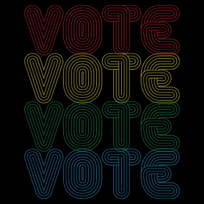 Vote Vote Vote Drawstring Bag