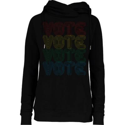 Vote Vote Vote Womens Funnel Neck Pullover Hood