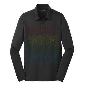 Vote Vote Vote Silk Touch Performance Long Sleeve Polo