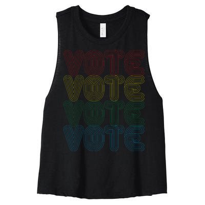 Vote Vote Vote Women's Racerback Cropped Tank