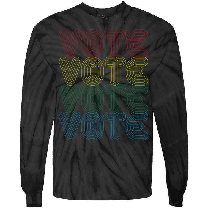 Vote Vote Vote Tie-Dye Long Sleeve Shirt