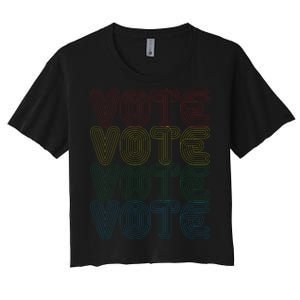 Vote Vote Vote Women's Crop Top Tee