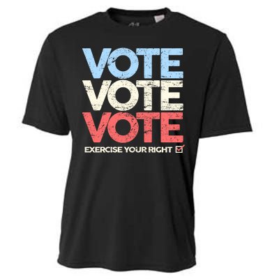 Vote Vote Vote Exercise Your right Cooling Performance Crew T-Shirt