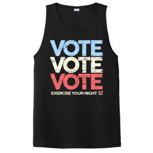 Vote Vote Vote Exercise Your right PosiCharge Competitor Tank